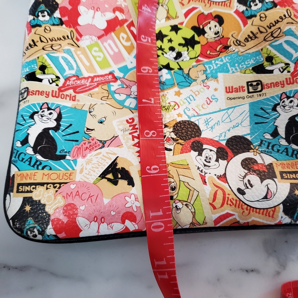Disney Parks Mickey Mouse Crossbody Purse Classic Collage Pattern - Picture 13 of 16